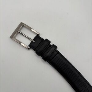 Allen Edmonds Mens Italian Calfskin Leather Belt Brown Size 46 Made in USA 39501